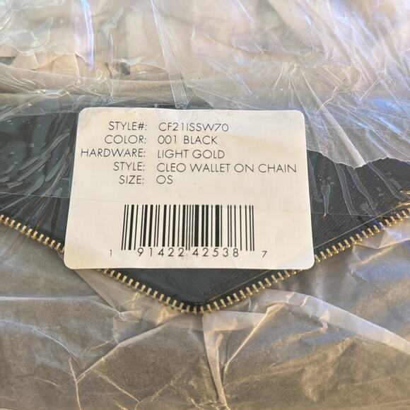 Rebecca Minkoff Cleo Wallet on a Chain - Black - Picture 7 of 8